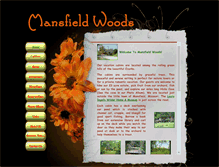Tablet Screenshot of mansfieldwoods.net
